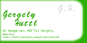gergely huttl business card